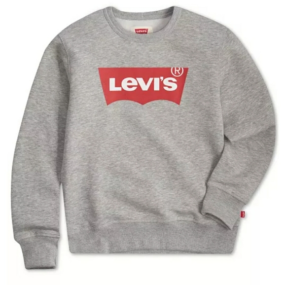 Levi's Big Boys Logo Fleece Sweatshirt - Picture 1 of 2